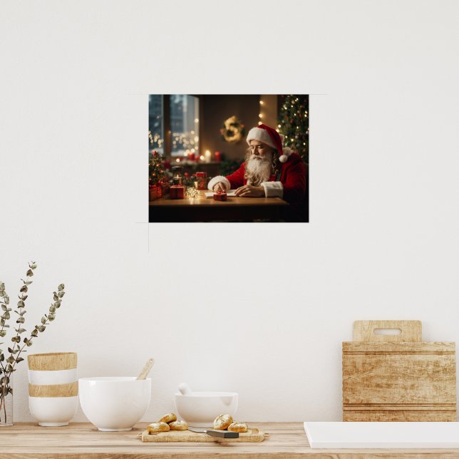 Póster Retrato de Santa Lucía: La verdadera magia de Chri (Cocina)