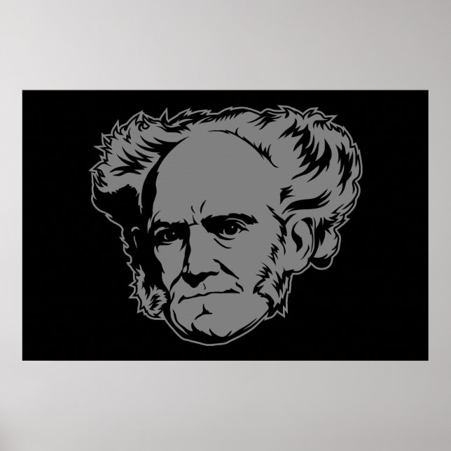 Póster Retrato de Schopenhauer (Frente)