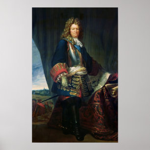 Póster Retrato de Sebastien le Prestre de Vauban