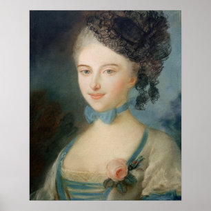 Póster Retrato de señora Balzac, c.1798