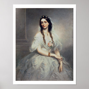 Póster Retrato de señora C.W.Stoughton (d.1907),