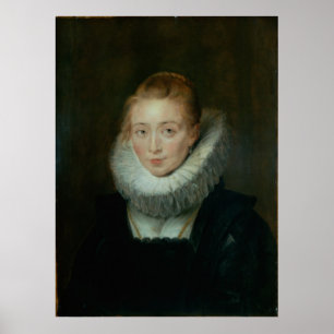 Póster Retrato de Señora-en-Esperar a la infanta Isabell