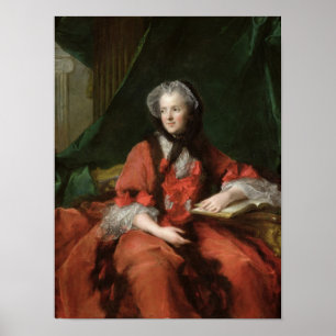 Póster Retrato de señora Maria Leszczynska 1748