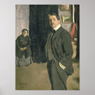 Póster Retrato de Sergei Pavlovich Diaghilev