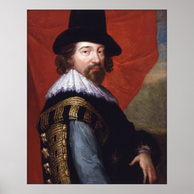 Póster Retrato de Sir Francis Bacon Viscount St Alban (Frente)