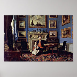 Póster Retrato De Sir Lawrence Dundas Y Su Nieto,