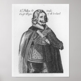 Póster Retrato de sir Phillom O'Neale