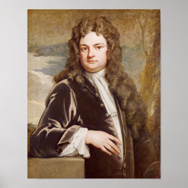 Póster Retrato de Sir Richard Steele 1711 (Frente)
