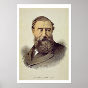 Póster Retrato de Sir Samuel Baker (1821-93) (iluminado p