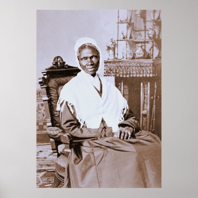 Póster Retrato de Sojourner Verdad alrededor de 1870 (Frente)