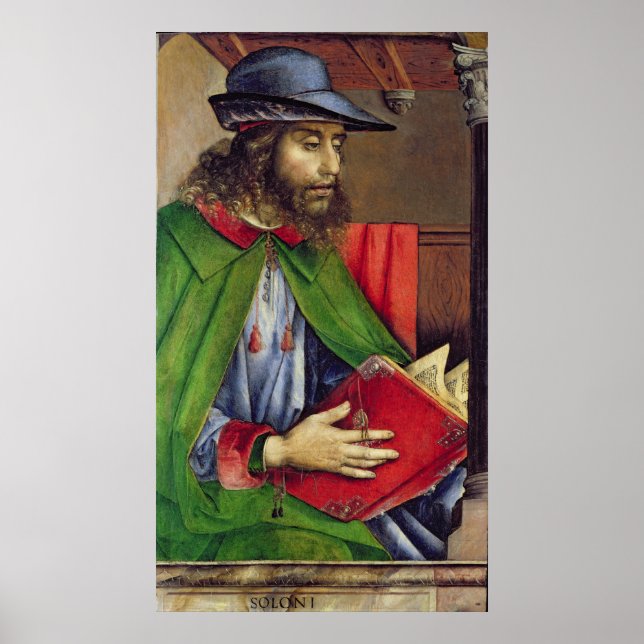 Póster Retrato de Solon c.1475 (Frente)