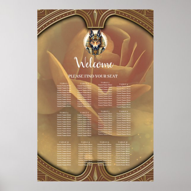 Póster Retrato de Steampunk Anubis Fox (Frente)