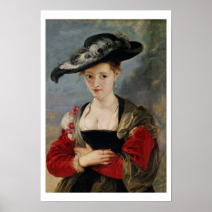 Póster Retrato de Susana Lunden (?) (cubo de Le Chapeau