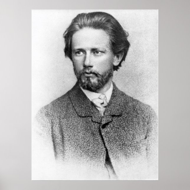 Póster Retrato de Tchaikovsky (Frente)