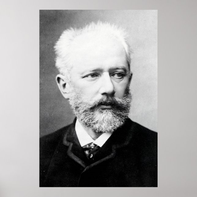 Póster Retrato de Tchaikovsky (Frente)