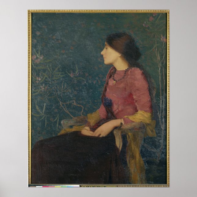 Póster Retrato de Thadee-Caroline Jacquet (Frente)