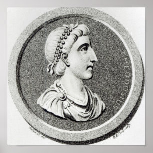 Póster Retrato de Theodosius