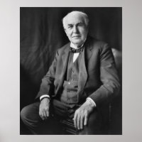 Retrato de Thomas Alva Edison