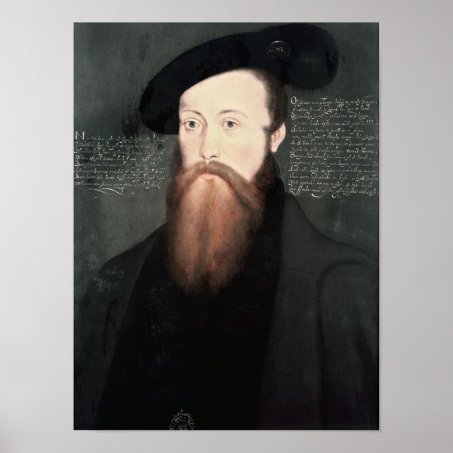 Póster Retrato de Thomas Seymour Baron Seymour (Frente)