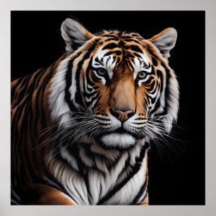 Póster Retrato de tigre