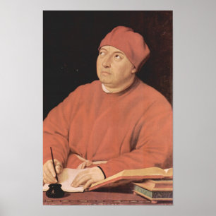 Póster Retrato de Tommaso 'Fedra' Inghirami por Rafael