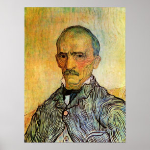 Póster Retrato de Trabuc de Van Gogh, Impresionismo Vinta