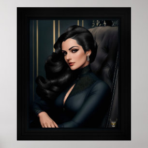 Póster Retrato de Tressa Straninski por Xzendor7