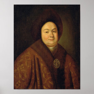 Póster Retrato de Tsarina Evdokiya Feodorovna