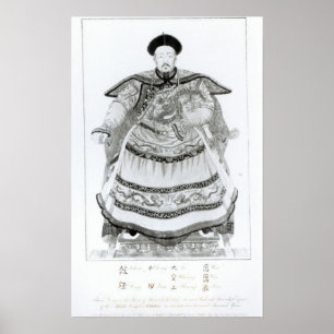 Póster Retrato de Tsien-Loeng