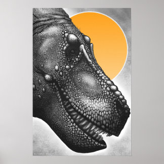 Póster Retrato de Tyrannosaurus