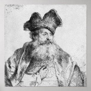 Póster Retrato de un anciano
