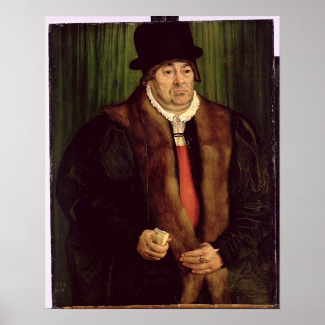 Póster Retrato de un aristócrata de Múnich, 1559 (Frente)