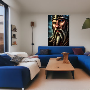 Póster Retrato de un avistamiento noruego Poster de art