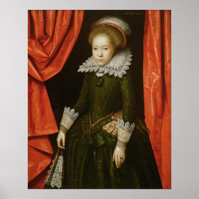 Póster Retrato de un chica de la familia de Ligne (Frente)