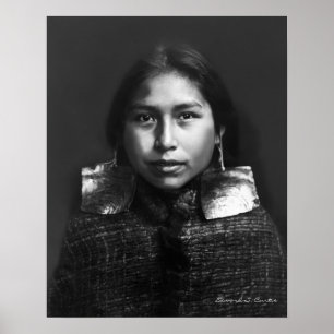 Póster Retrato de un chica de Tsawatenok - 1914