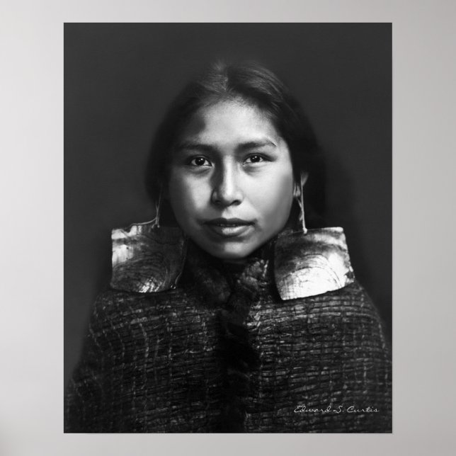 Póster Retrato de un chica de Tsawatenok - 1914 (Frente)