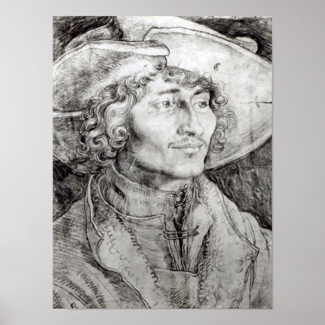 Póster Retrato de un desconocido, 1521 (Frente)