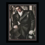 Póster "Retrato de un hombre" Art Deco de Tamara de Lempi<br><div class="desc">"Retrato de un hombre" o "Mr. Tadeusz de Lempicki" 1928 Art Deco Print by Tamara de Lempicka</div>