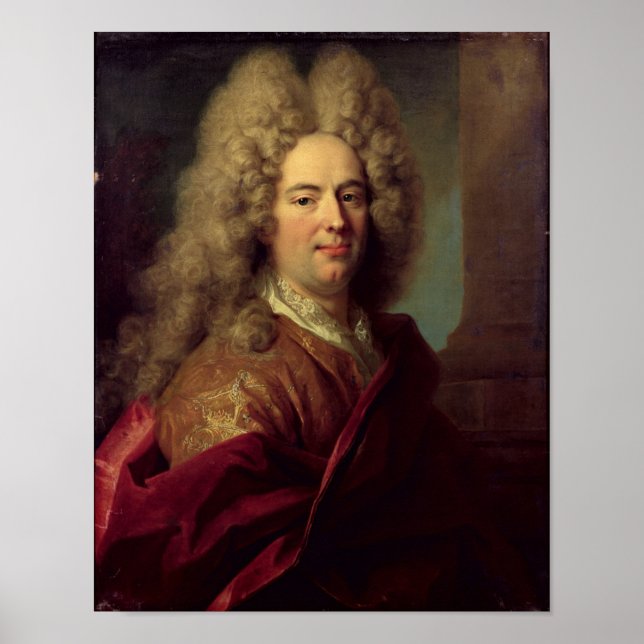 Póster Retrato de un hombre, c.1715 (Frente)