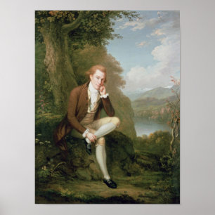 Póster Retrato de un hombre en marrón