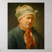 Retrato de un hombre - Jean-Siméon Chardin Bella A