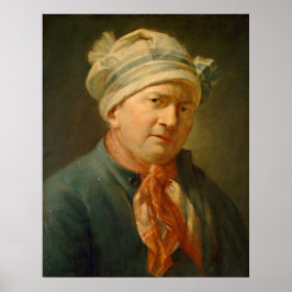 Póster Retrato de un hombre - Jean-Siméon Chardin Bella A