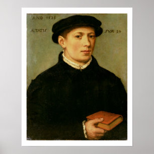 Póster Retrato de un hombre joven, 1528