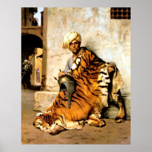 Póster Retrato de un hombre oriental