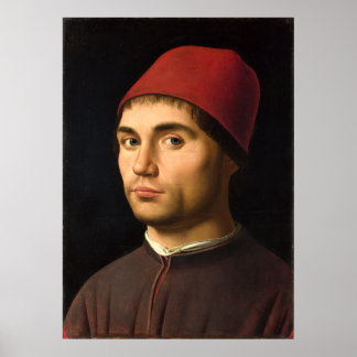 Póster Retrato de un hombre por Antonello da Messina