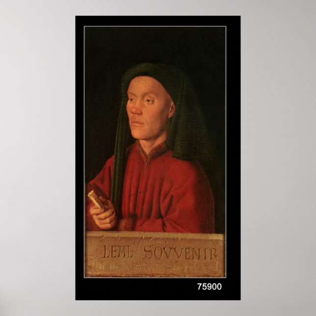 Póster Retrato de un joven, 1432 (Frente)