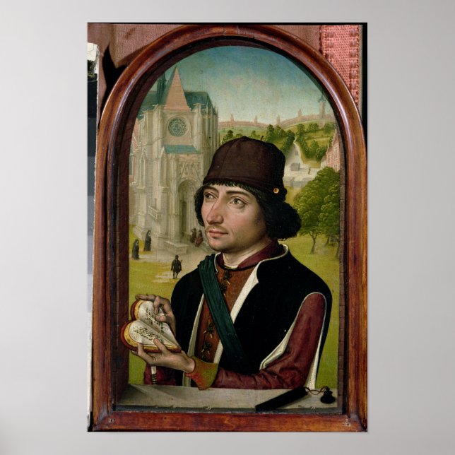 Póster Retrato de un joven, c.1480 (Frente)