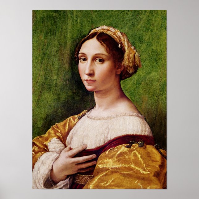 Póster Retrato de un joven Chica (Frente)