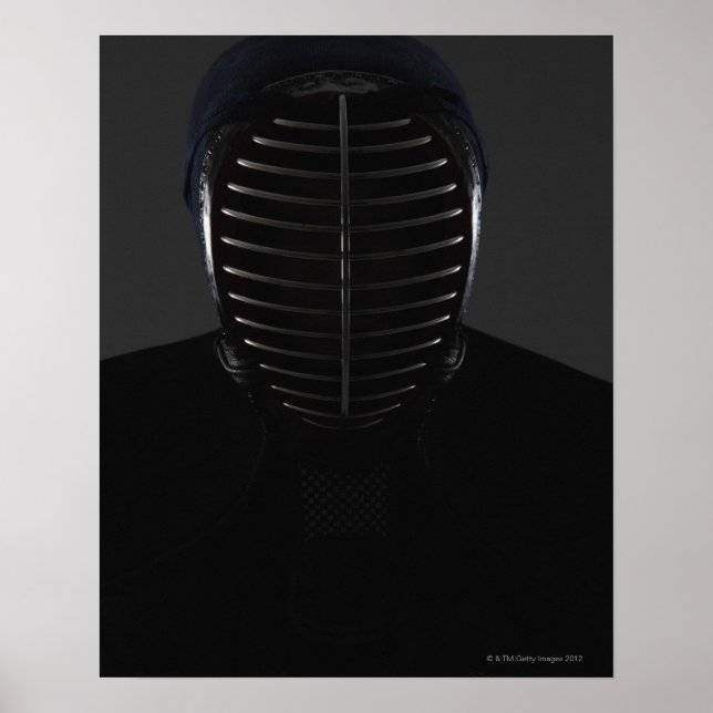 Póster Retrato de un Kendo Fencer 5 (Frente)