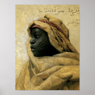 Póster Retrato de un Nubian